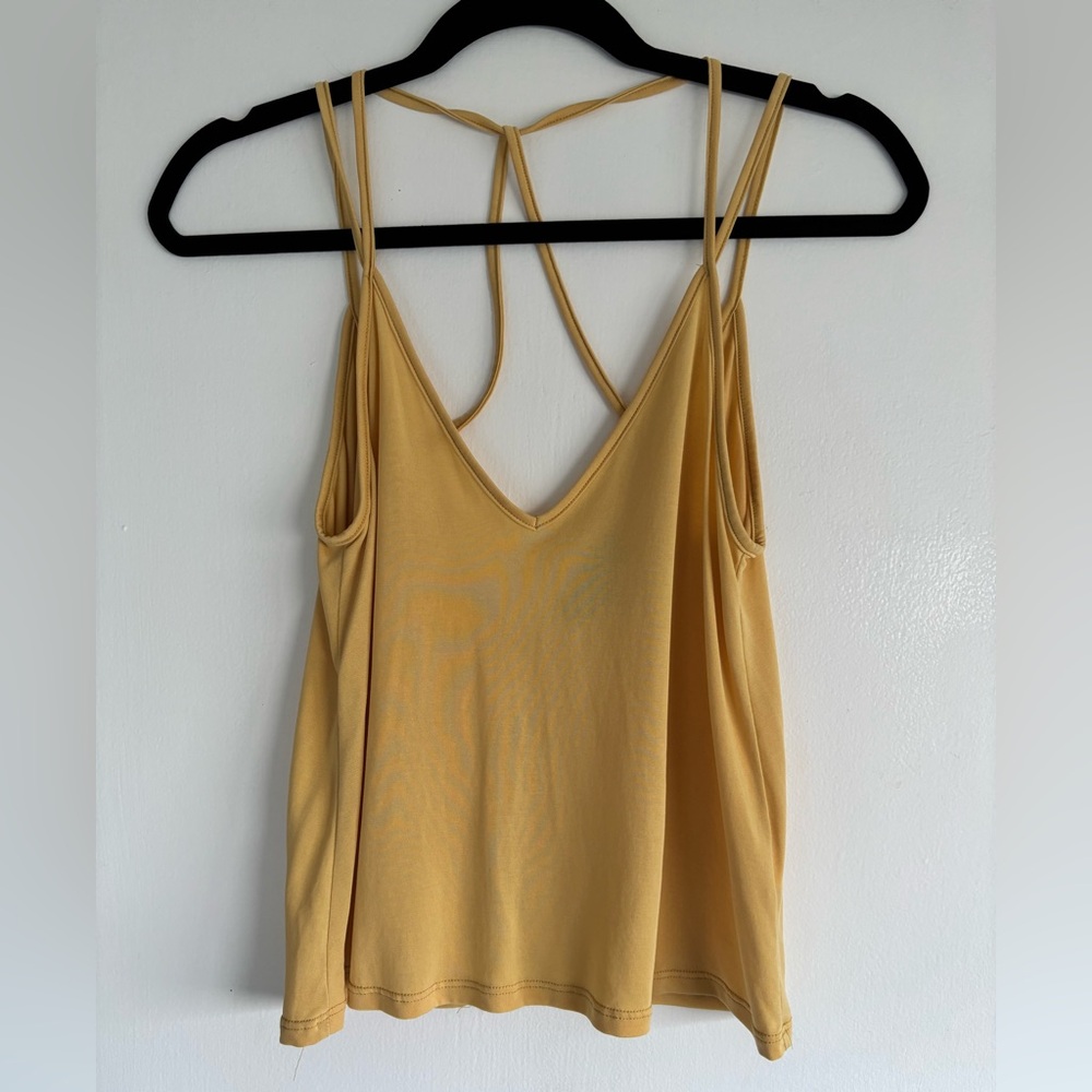 Lulus yellow tank top size XS